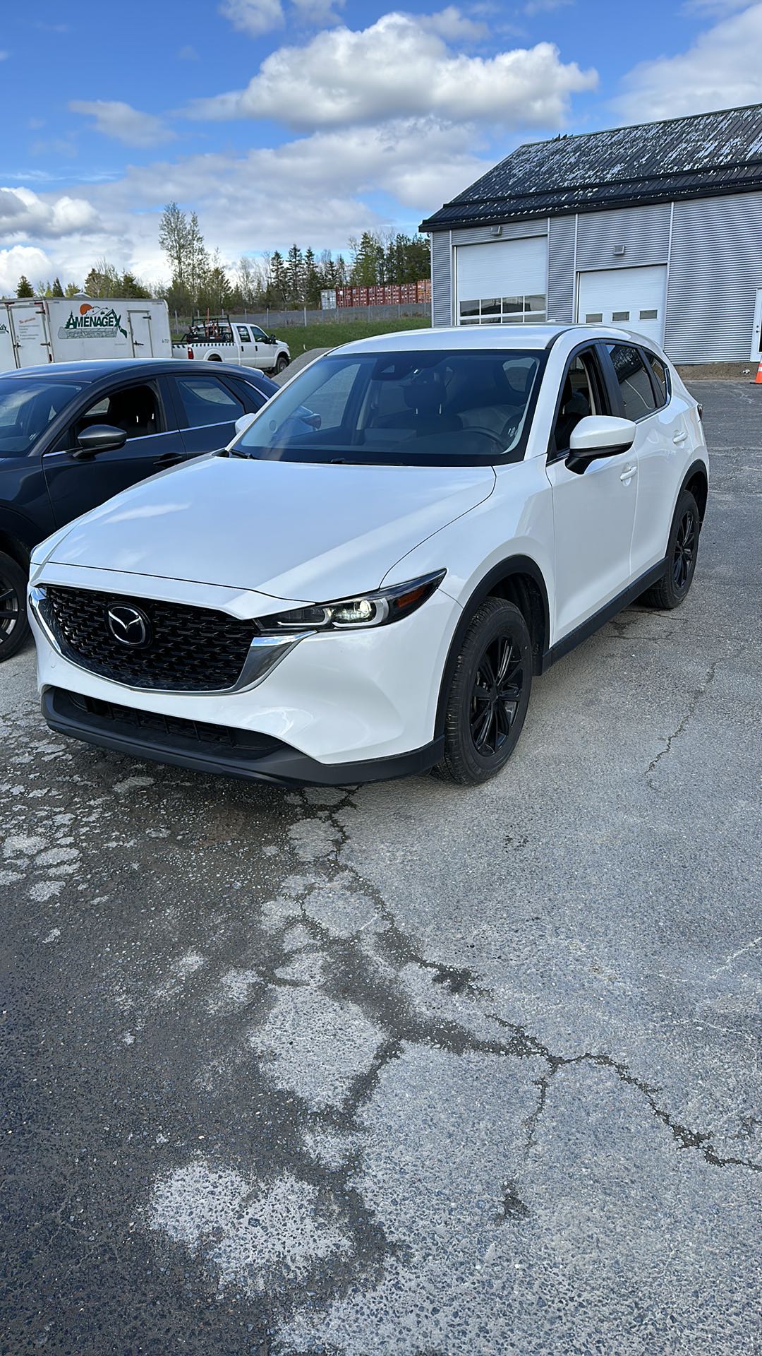 Vehicle being scanned